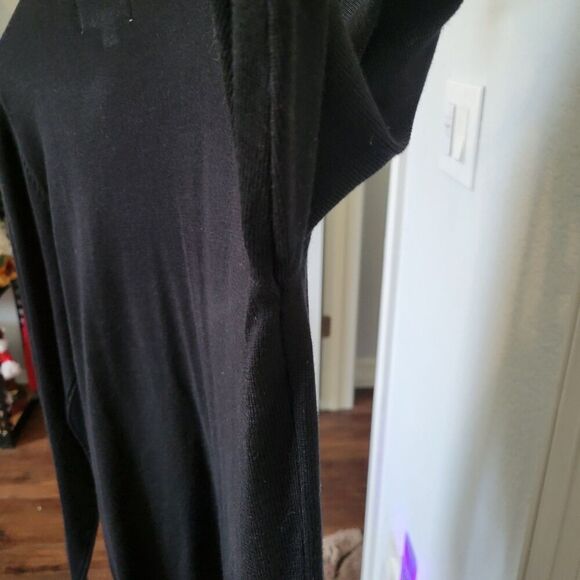 Carolyn Taylor Womens Sweater Size S Mock Neck rhinestone shoulder class staple - Picture 10 of 10